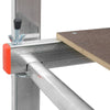 Trabattello multiuso Fast & lock 200 a 4 posizioni di utilizzo con struttura in alluminio saldato