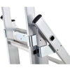 Piedino di ricambio in plastica con supporto gommato per scala in alluminio in kit da 2 pezzi