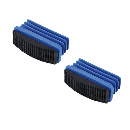 Piedino in plastica con supporto gommato per scala di alluminio svasata in kit da 2 pezzi