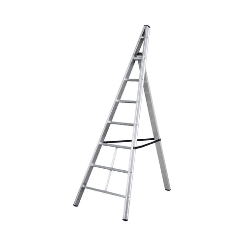 Scala triangolare Trittika in alluminio leggero e resistente ideale per l'agricoltura