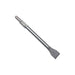 Scalpello piatto con attacco SDS-HEX realizzato in acciaio di qualità 40 x 410 mm