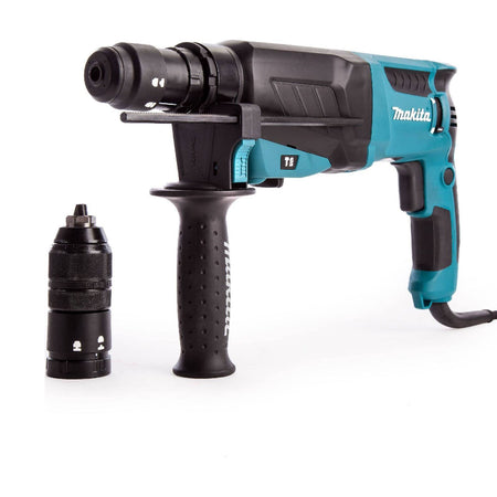 Tassellatore "HR2630TX12" dotato di tre funzioni con attacco SDS-Plus e impugnatura con softgrip