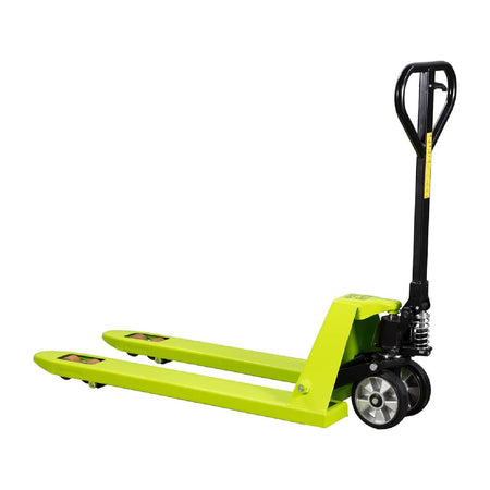Transpallet idraulico "GS 22S4" a propulsione manuale con ruote direzionali in gomma e timone a 2 curve