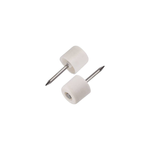 Mensolina reggipiano a chiodo in materiale plastico antiurto in blister da 20 pezzi