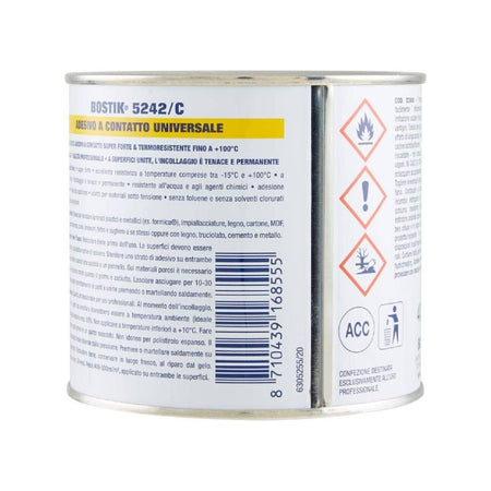 Adesivo a contatto professionale "5242/C" universale per alte prestazioni con resistenza alle alte temperature