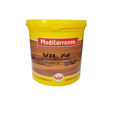 Adesivo vinilico VIL 74 in dispersione acquosa indicato per incollaggi generici di falegnameria