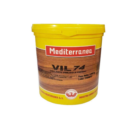 Adesivo vinilico "VIL 74" in dispersione acquosa indicato per incollaggi generici di falegnameria