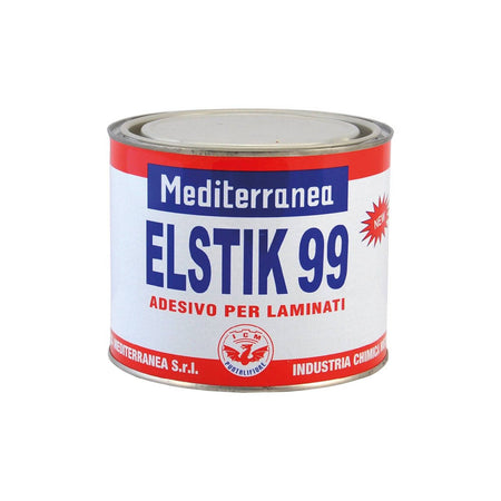 Adesivo a contatto "ELSTIK 99 NEW" ideale per l'incollaggio di laminati plastici rigidi a legno