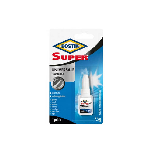 Adesivo istantaneo Super universale extra forte ideale per vari materiali 7,5 gr