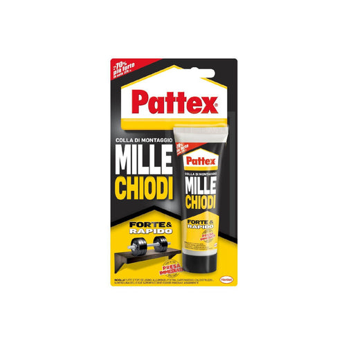 Adesivo millechiodi Forte & Rapido bianco con forza adesiva iniziale in tubetto da 100 gr