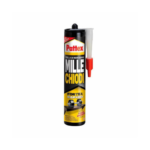 Adesivo millechiodi Forte & Rapido bianco con forza adesiva iniziale in cartuccia da 400 gr