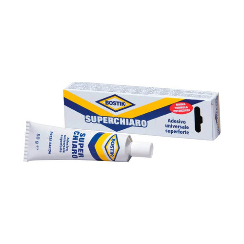 Adesivo Superchiaro universale a contatto resistente a temperatura e acqua