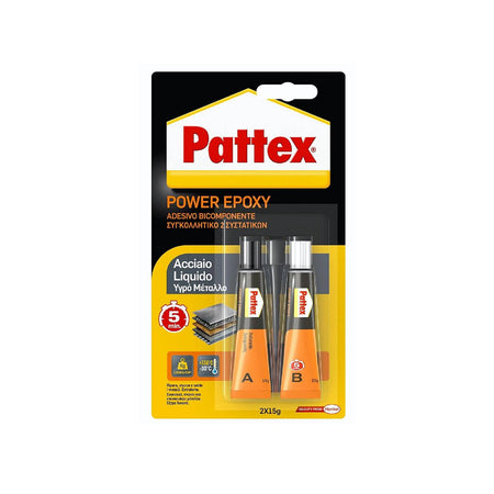 Adesivo "Acciaio Liquido" a due componenti ad elevata resistenza meccanica 30 gr