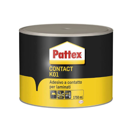 Adesivo a contatto "K01" indicato particolarmente per l'incollaggio di laminati decorativi