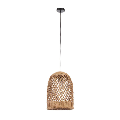 Lampadario Zambia in metallo e carta 30x42,5