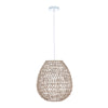 Lampadario Zambia in acciaio 38x42