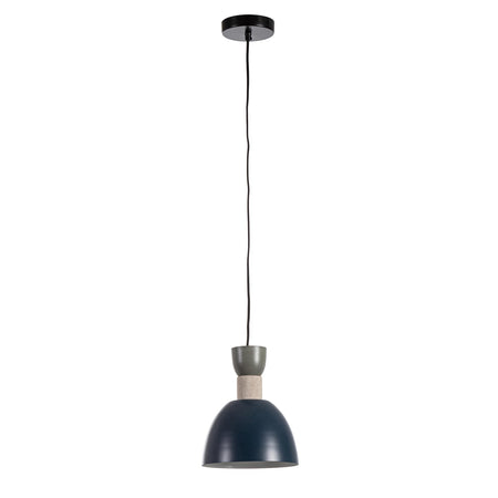 Lampadario "Jabalpur" in metallo e cotone