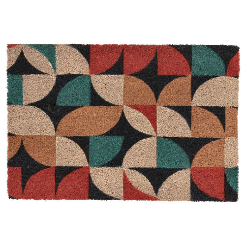Zerbino in fibra di cocco Zoelie Multicolor 40x60 cm