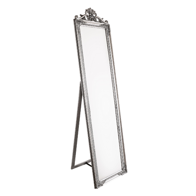 Specchio con cornice in argento Miro 45x7x180 cm