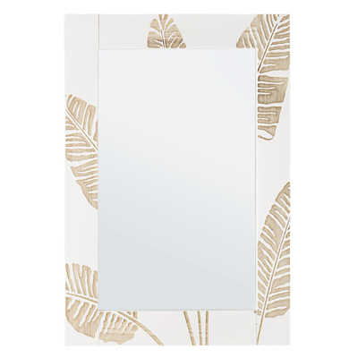 Specchio con cornice in paulonia Folium h 54a - 2b - 76 cm