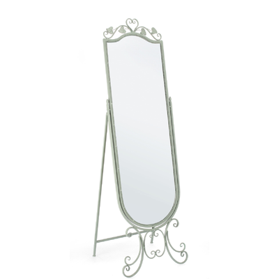 Specchio con cornice in paulonia Harriet 51x50x165 h cm