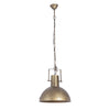 Lampadario 1 Luce Arlington in acciaio e legno di mango 41x168