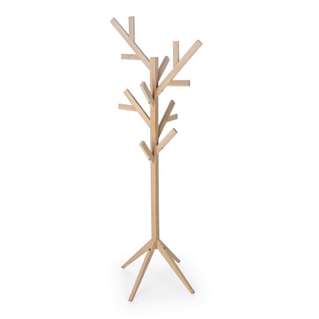 Appendiabiti "Daiki Tree" in legno di quercia da assemblare