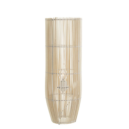 Lampada da tavolo "Arusha" in bamboo metallo e plastica