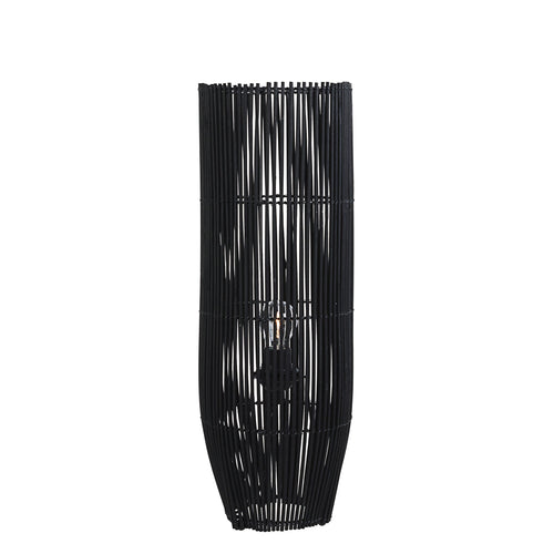 Lampada da tavolo Arusha in bamboo metallo e plastica