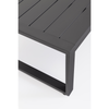 Salotto con poltrone e tavolino Kallen struttura in alluminio per veranda e giardino