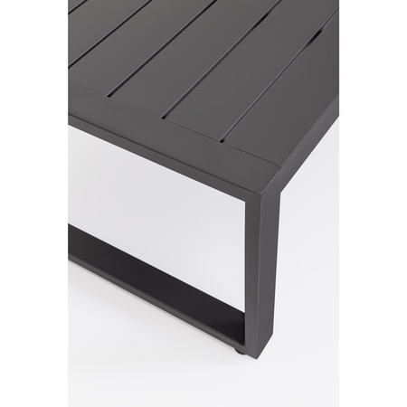 Salotto con poltrone e tavolino "Kallen" struttura in alluminio per veranda e giardino