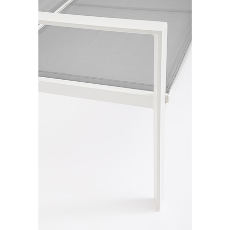 Salotto con poltrone e tavolino "Kallen" struttura in alluminio per veranda e giardino