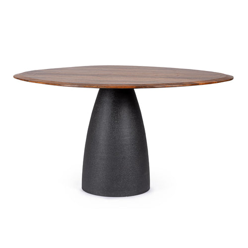 Tavolo Stanley in legno mango 140-120x76