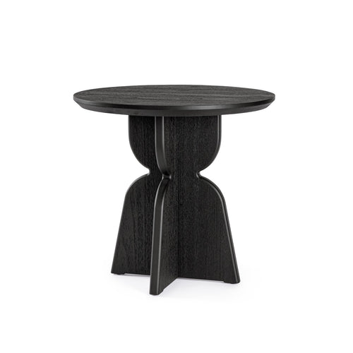 Tavolo Empire nero in legno d'abete