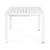 Tavolo in alluminio quadrato allungabile Kiplin 149 X 97/149 cm