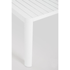 Tavolo in alluminio quadrato allungabile Kiplin 149 X 97/149 cm