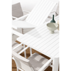 Tavolo in alluminio quadrato allungabile Kiplin 149 X 97/149 cm