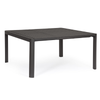 Tavolo in alluminio quadrato allungabile Kiplin 149 X 97/149 cm
