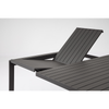 Tavolo in alluminio quadrato allungabile Kiplin 149 X 97/149 cm