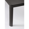 Tavolo in alluminio quadrato allungabile Kiplin 149 X 97/149 cm