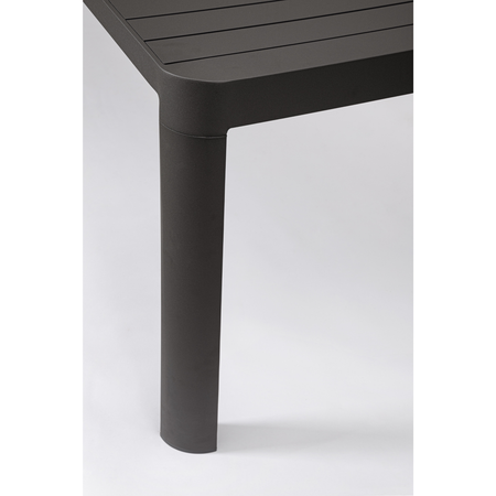 Tavolo in alluminio quadrato allungabile "Kiplin" 149 X 97/149 cm