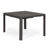 Tavolo in alluminio quadrato allungabile Kiplin 149 X 97/149 cm