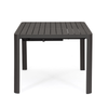 Tavolo in alluminio quadrato allungabile Kiplin 149 X 97/149 cm