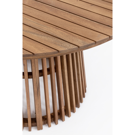 Tavolo "Rodano" in legno di acacia con finitura ad olio per arredo casa