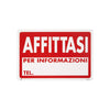 Cartello segnaletico AFFITTASI realizzato in pvc con dimensioni 20 x 30 cm