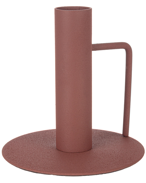 Porta candela 1 pezzo olpe realizzato in terracotta; prodotto fatto a mano, con eventuali variazioni di colore