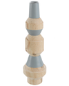 Porta candele wien azzurro realizzato in legno