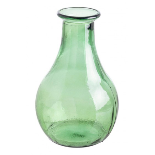 Vaso per uso interno ed esterno  jayla in vetro tondo riciclato Ø20x31h