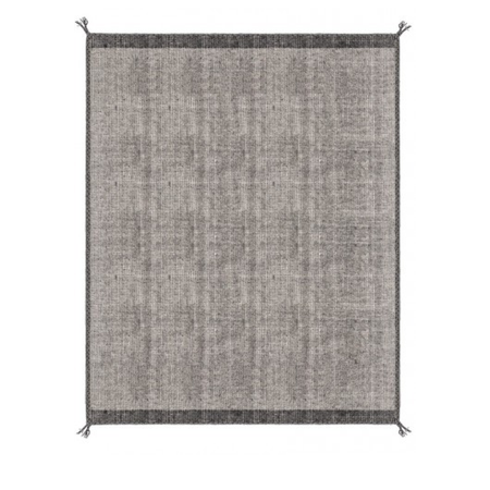 Tappeto da interno Chathu Fronte in lana e retro in cotone.