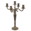 Candelabro laryn a 5 fuochi realizzato in alluminio misura h 52cm